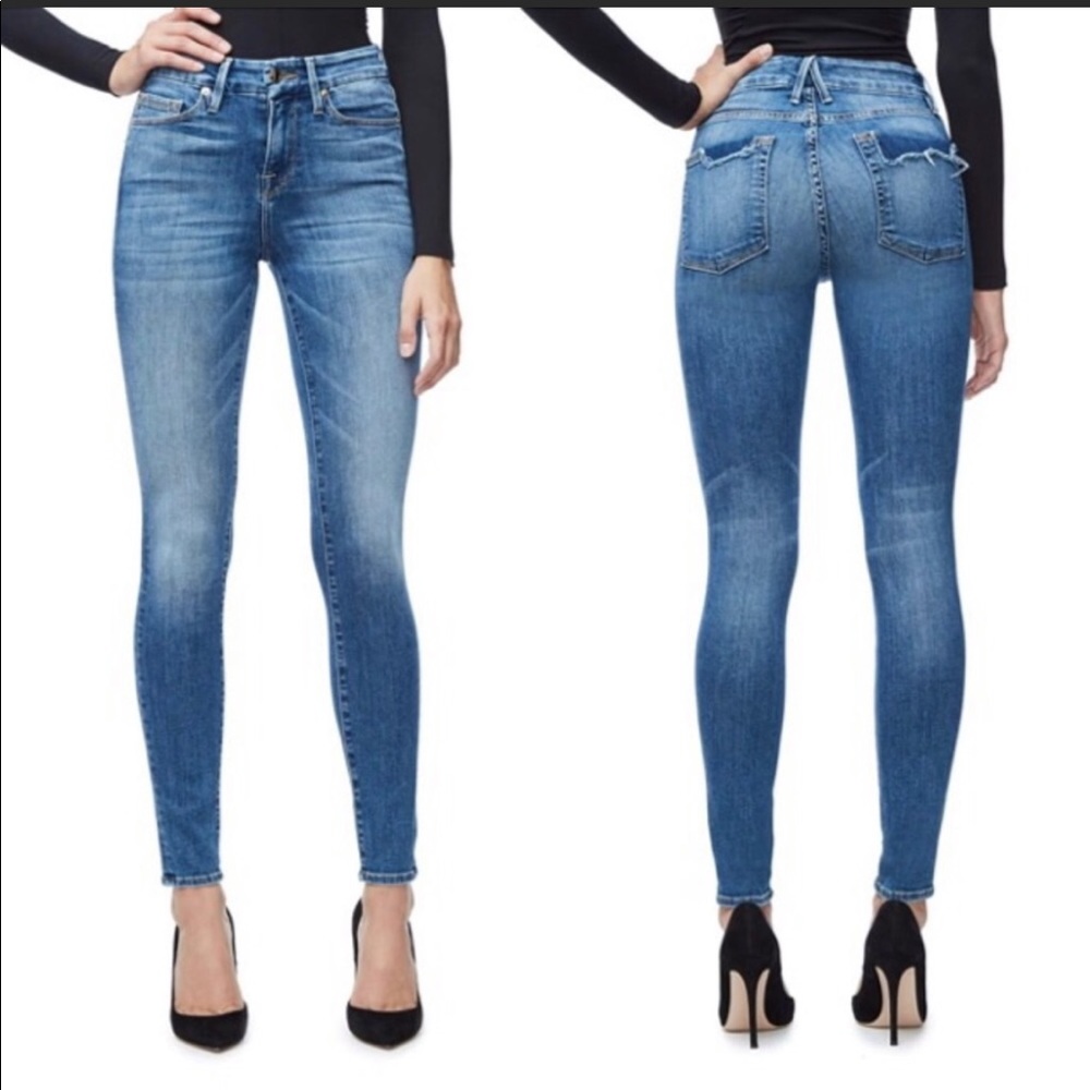 Good American Good Legs High Waist Skinny Jeans